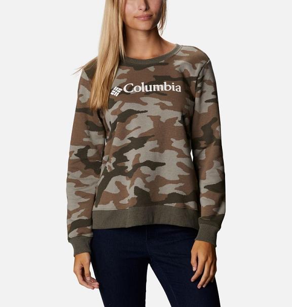 Columbia Womens Hoodies Sale UK - Logo Clothing Green UK-458895